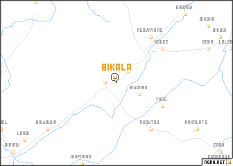 map of Bikala