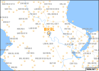 map of Bikal