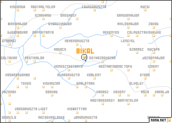 map of Bikal