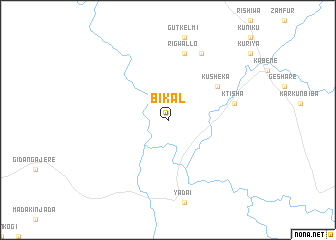 map of Bikal