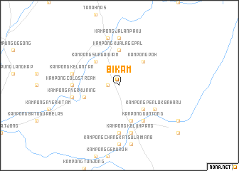 map of Bikam