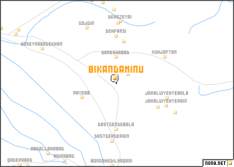 map of Bīkand Amīnū