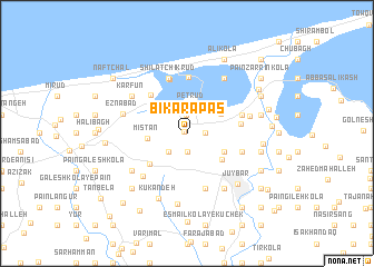 map of Bīkārāpas