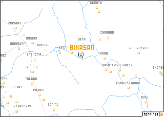 map of Bīkasān
