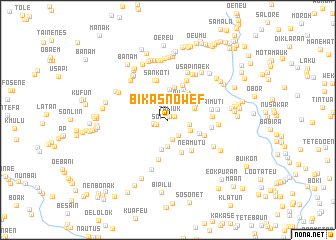 map of Bikasnowef