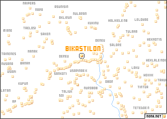 map of Bikastilon