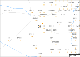 map of Bika