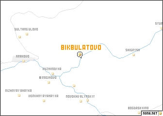 map of Bikbulatovo