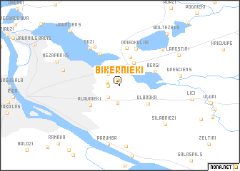 map of (( Biķernieki ))