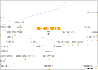 map of Bīkh-e Kowtal
