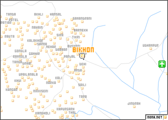 map of Bikhon