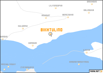 map of Bikhtulino