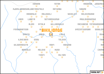 map of Bikilionde