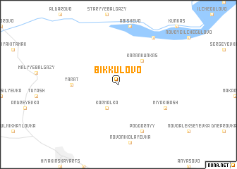 map of Bikkulovo