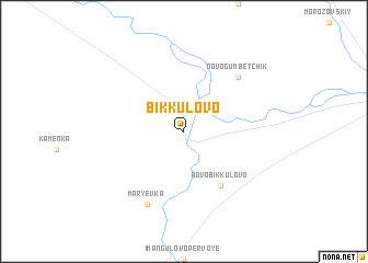 map of Bikkulovo