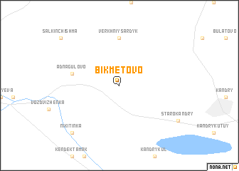 map of Bikmetovo