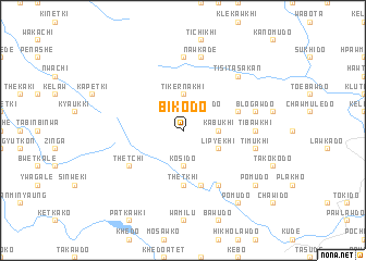 map of Bikodo