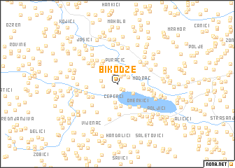 map of Bikodže