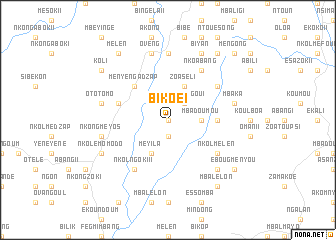 map of Bikoé I