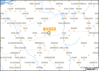 map of Bikogo