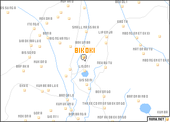 map of Bikoki