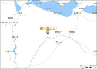 map of Bikollet