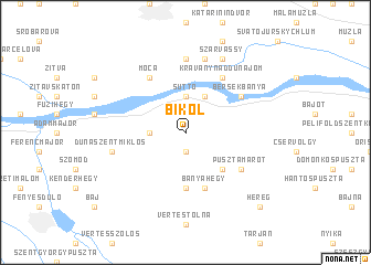 map of Bikol