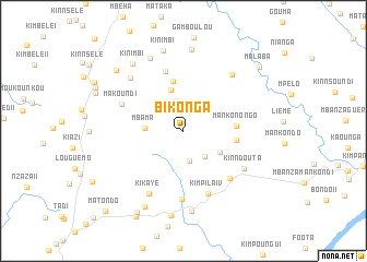 map of Bikonga