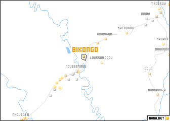 map of Bikongo