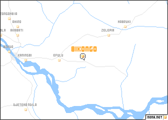 map of Bikongo
