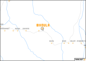 map of Bikoula