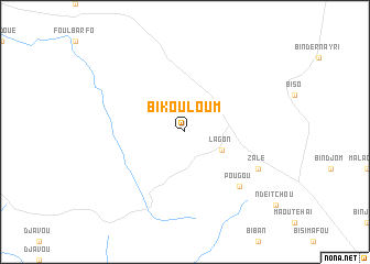 map of Bikouloum