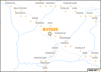 map of Bikpwaé