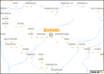 map of Bikpwak