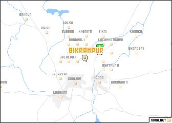 map of Bikrampur