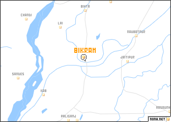 map of Bikram