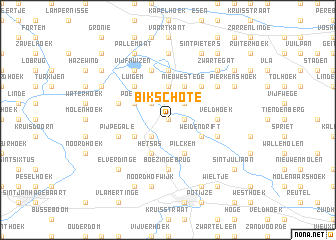 map of Bikschote