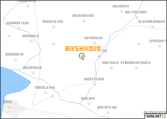 map of Bikshikovo