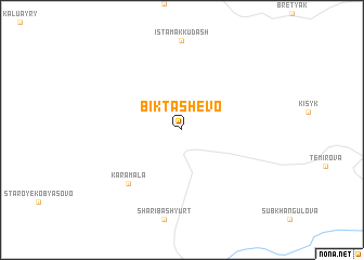 map of Biktashevo