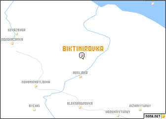 map of Biktimirovka