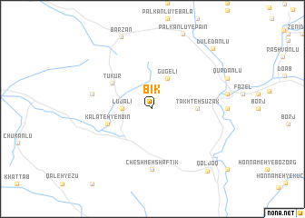 map of Bīk