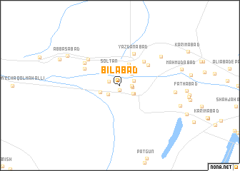 map of Bīlābād