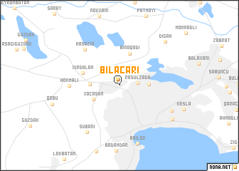 map of Bilǝcǝri