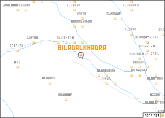 map of Bilād al Khaḑrāʼ