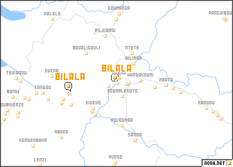 map of Bilala