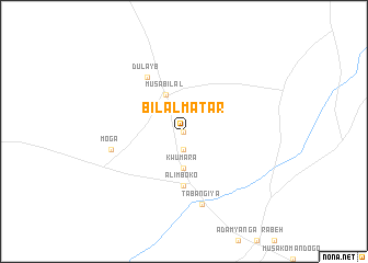 map of Bilāl Maţar