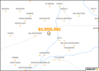 map of Bila Malabu