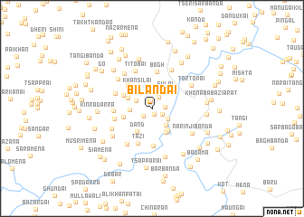 map of Bilandai