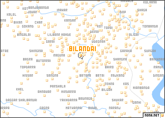 map of Bilandai