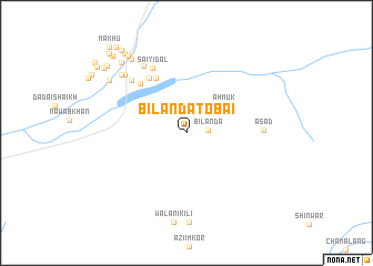 map of Bilanda Tobāi